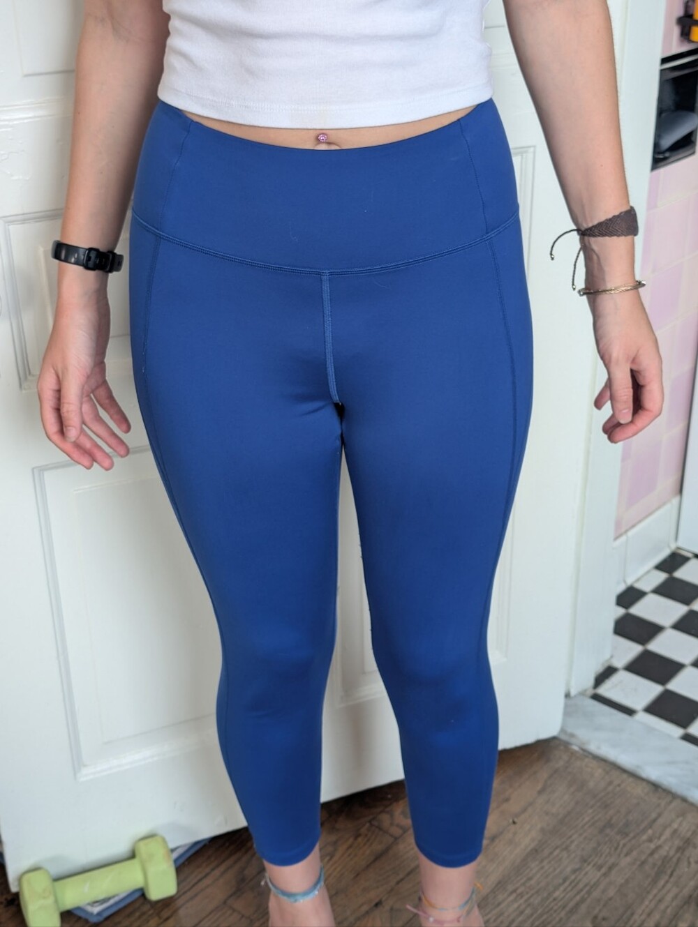 Girlfriend Collective Deep Blue Compressive Leggings